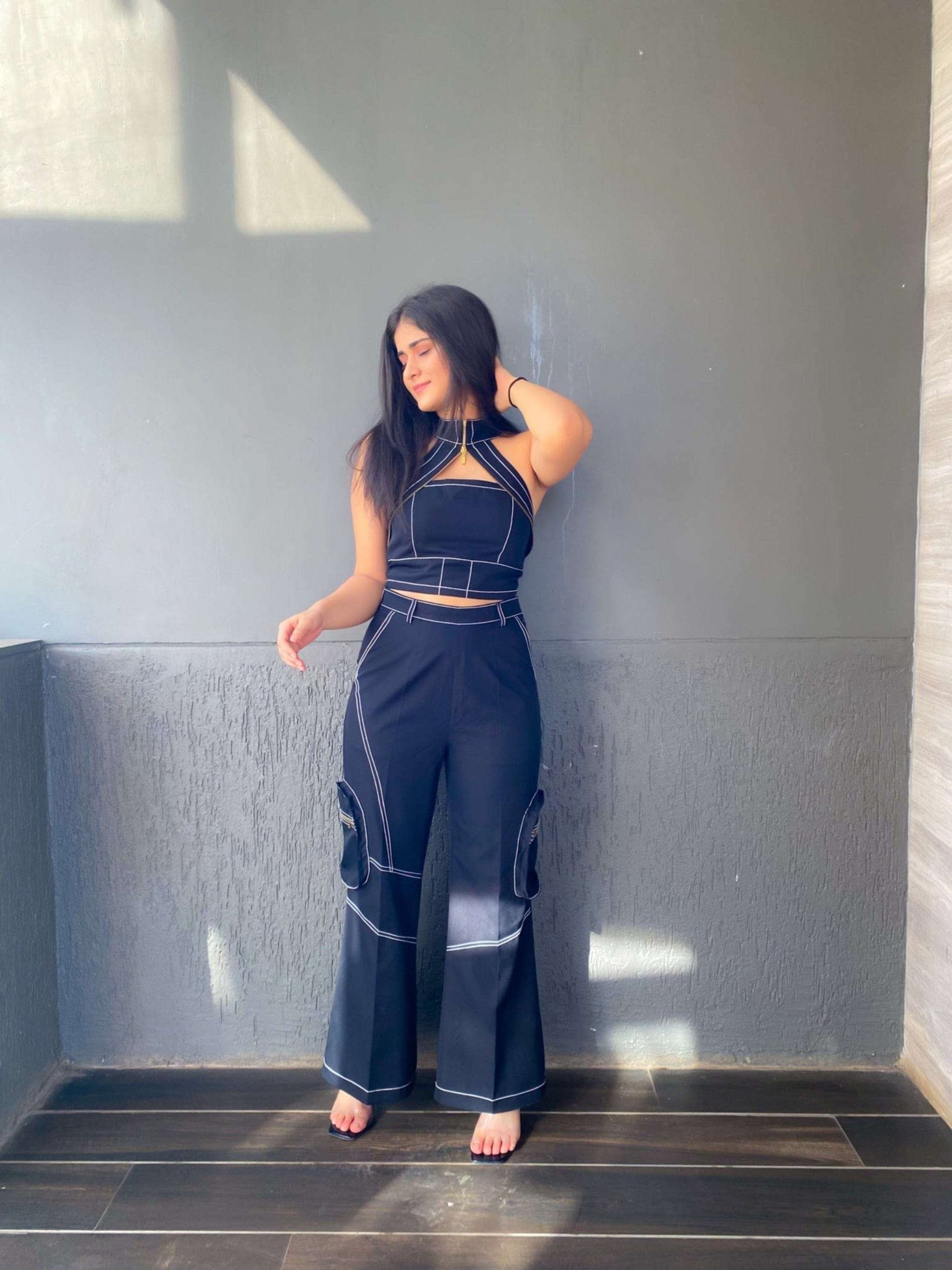 Black Chained Co-ord